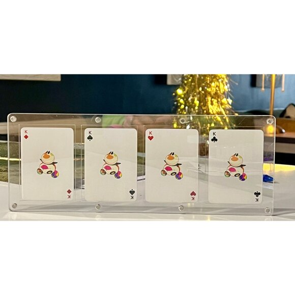Louis Vuitton Black Takashi Murakami Monogram Playing Cards = 4 kings - Picture 3 of 9
